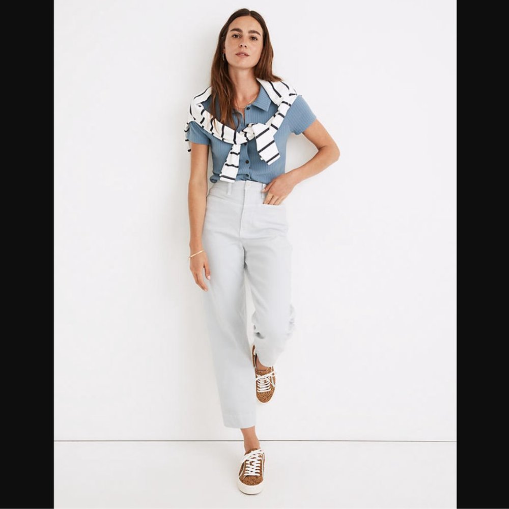 NWT Madewell Slim Emmett Tapered Pants: Yoke Edition Size 29